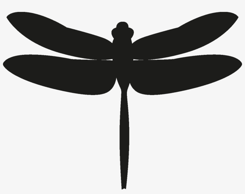 Insects Set [silhouette] Png - Dragonfly, transparent png download