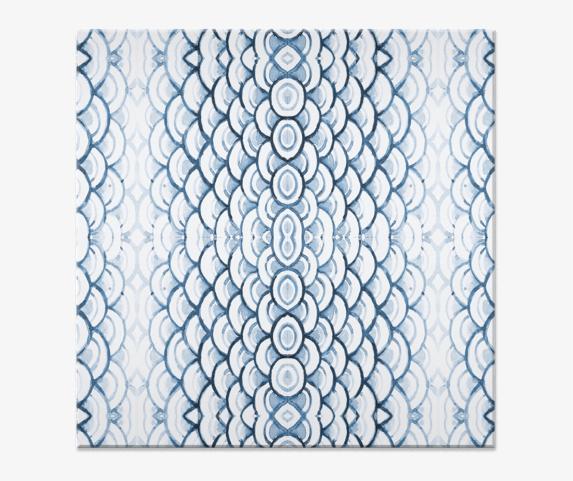 Azulejo Fish Scale De Rvannina - Circle, transparent png download