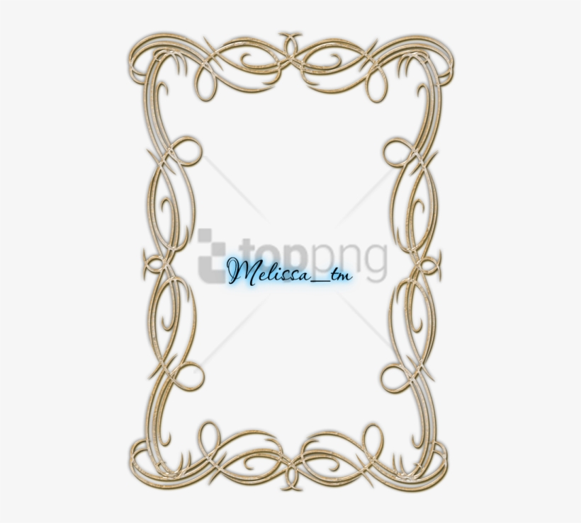 Free Png Gold Swirls Png Png Image With Transparent - Swirls Gold Frames Png, transparent png download