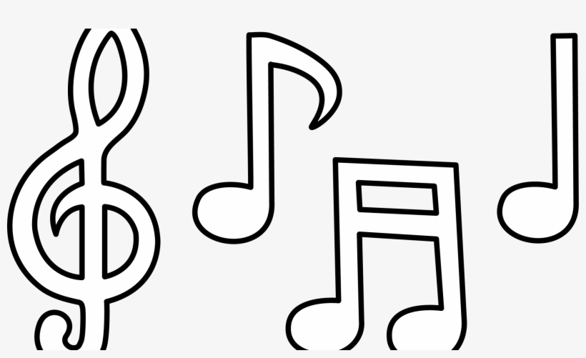 Confidential Printable Music Notesls Rotorsport2 Com - White Music Notes Clip Art, transparent png download