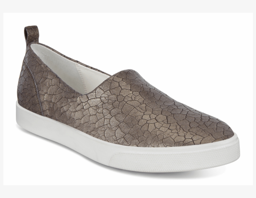 Ecco Gillian Slip-on Black Dark Shadow Metallic - Slip-on Shoe, transparent png download