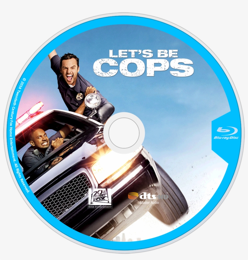 Let's Be Cops Bluray Disc Image - Lets Be Cops Cover, transparent png download