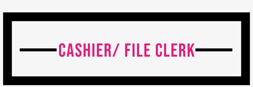 Cashier And File Clerk - My Hair Back And Forth, transparent png download