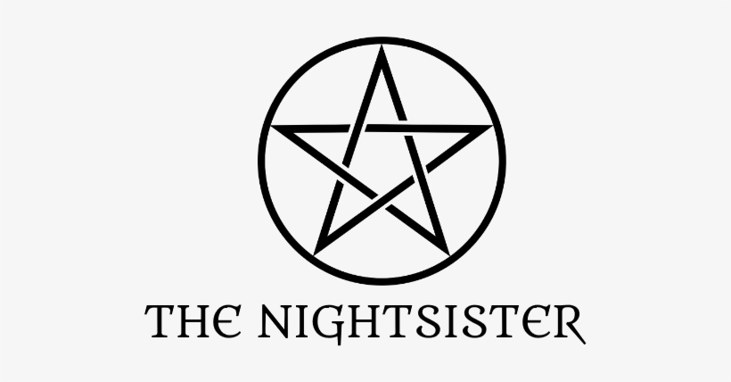 File - Nightsister - Star Sign With Circle, transparent png download
