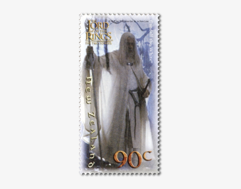 Single Stamp - Gandalf White Staff Art, transparent png download