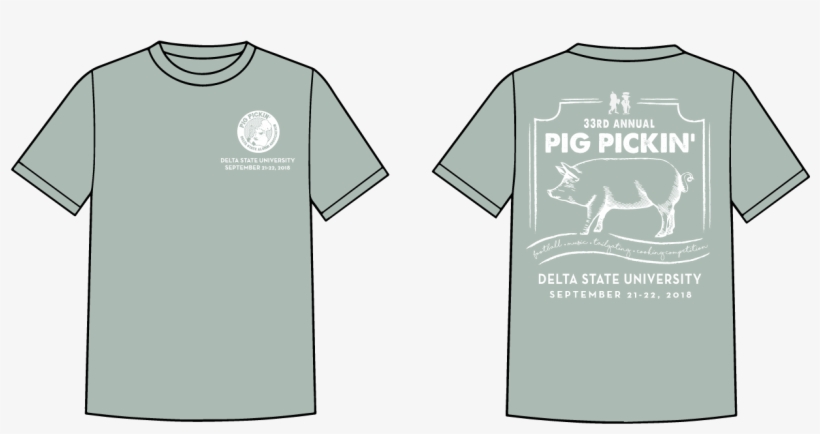 The Official Pig Pickin' Shirts Are Available For Purchase - Comfort Color Bay, transparent png download