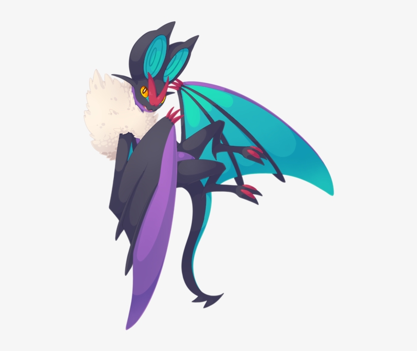 Kratos The Noivern - Bats Pokémon, transparent png download