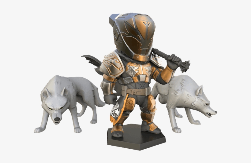 Saladin And The Iron Wolves Figure - Destiny Saladin Figure, transparent png download