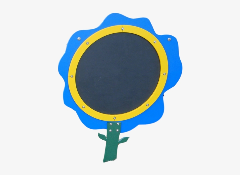 The Blue Chalkboard Flower - Circle, transparent png download
