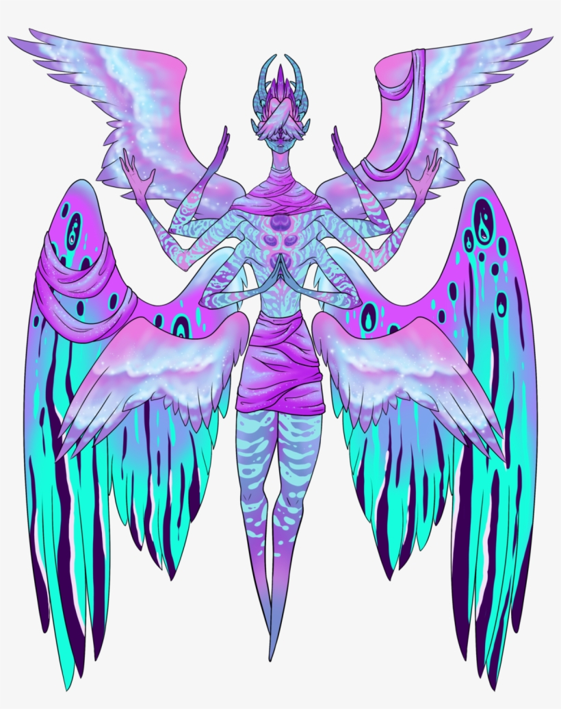 “ Angel Design For @voidandstarlight Of Duma Man Oh - Illustration, transparent png download