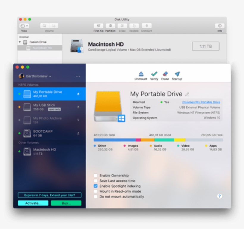 Paragon Ntfs - Paragon Mac, transparent png download