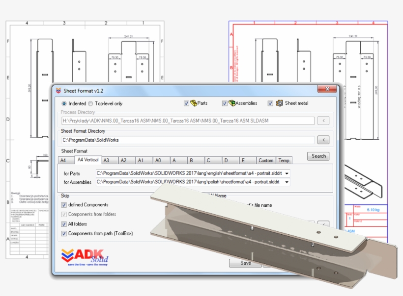 1006 X 688 3 0 - Solidworks Drawing Sheets Folder, transparent png download