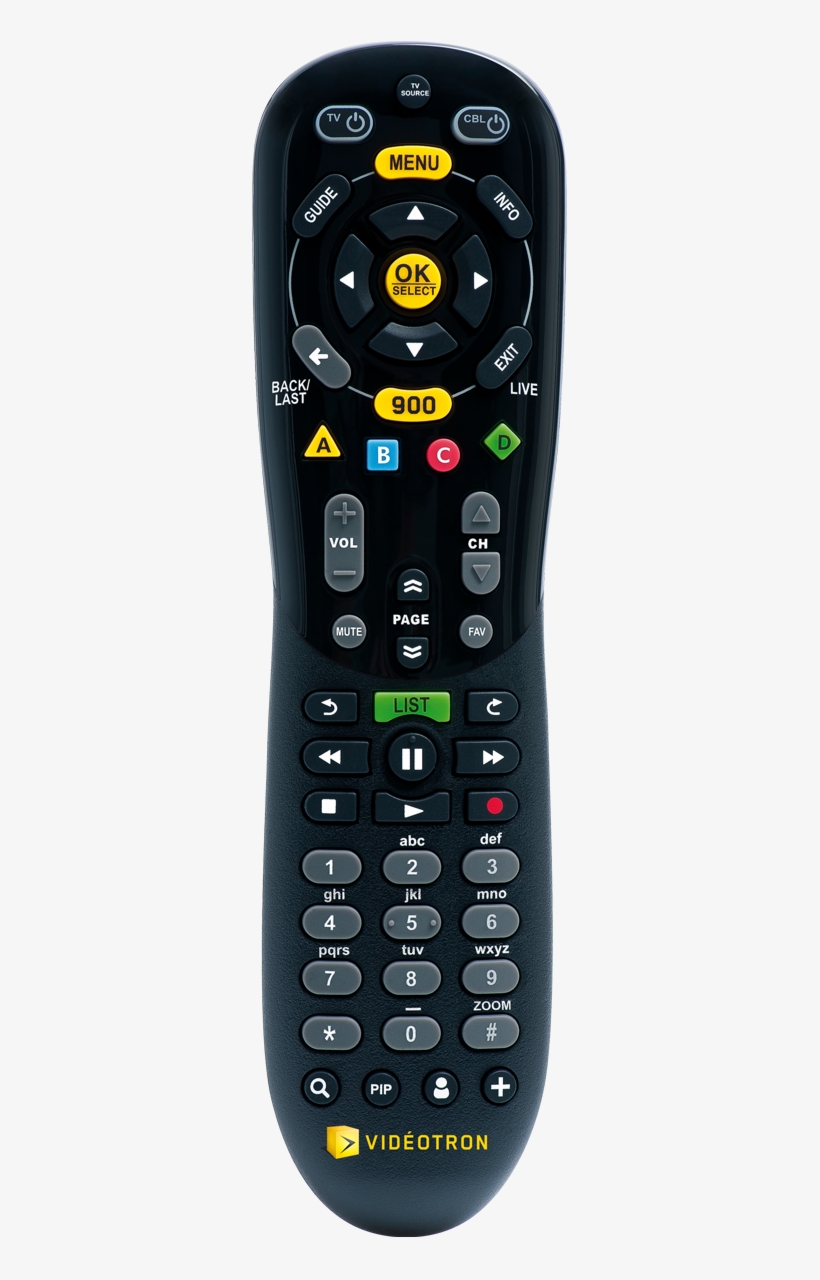 New Generation Remote - Videotron Remote, transparent png download