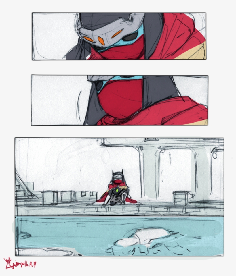 Hyper Light Drifter The Drifter Mue-se - Sketch, transparent png download