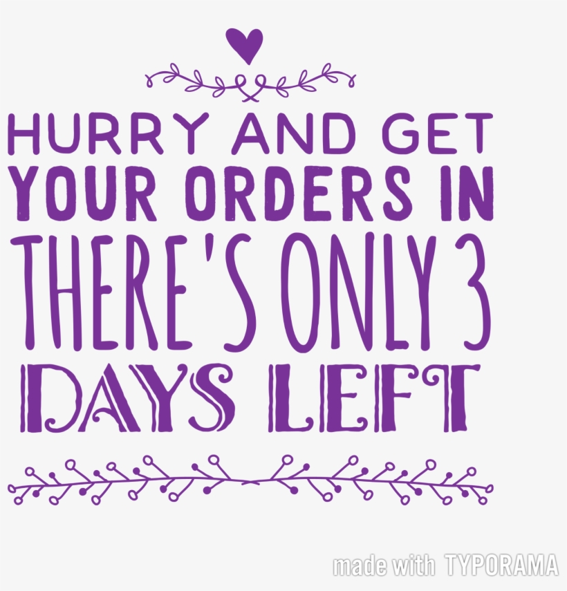 Younique 3 Days Left - Calligraphy, transparent png download