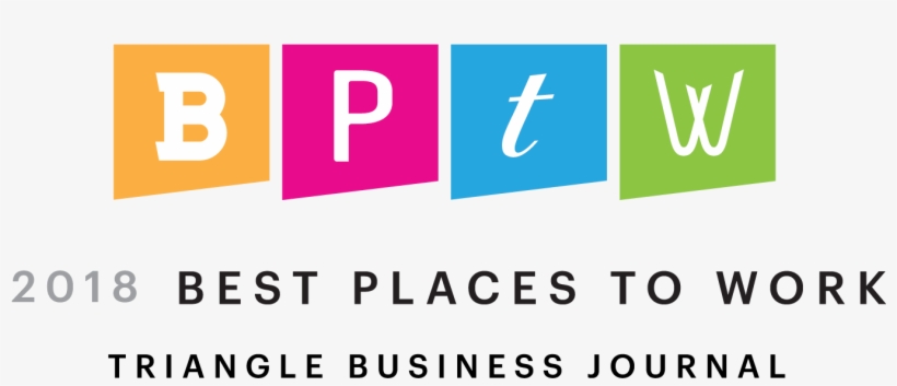 2018 Bptw Logo Horizontal-01 - Triangle Best Places To Work 2018, transparent png download