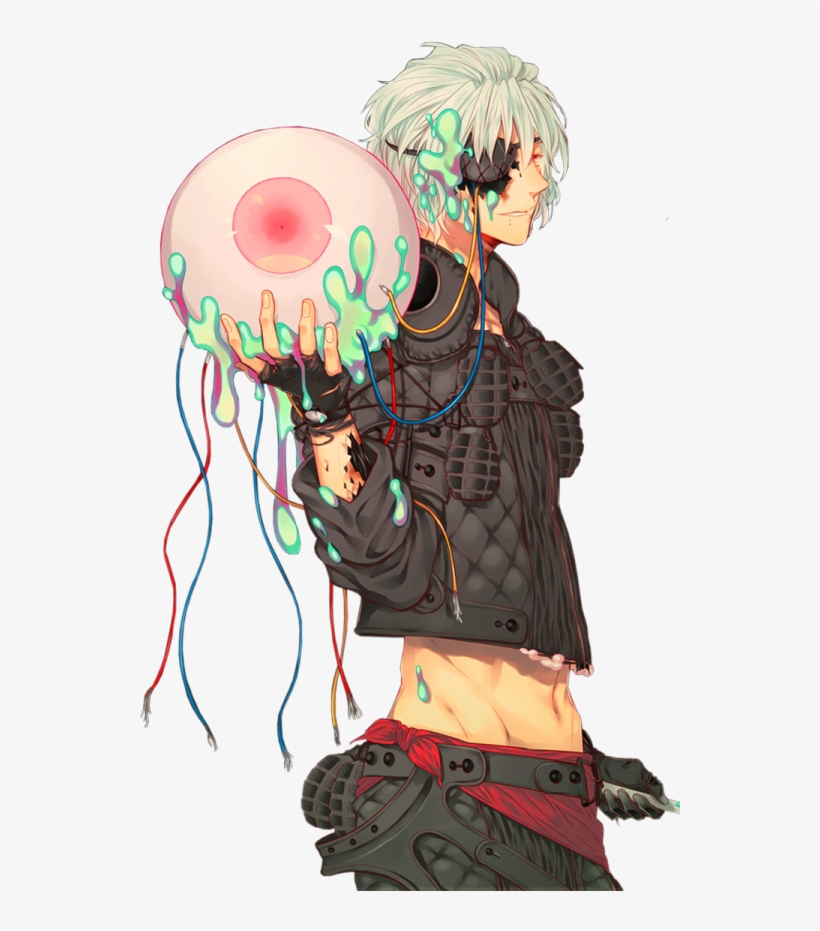 Messed Around With The Colour Levels And Really Liked - Dramatical Murder Black And White, transparent png download