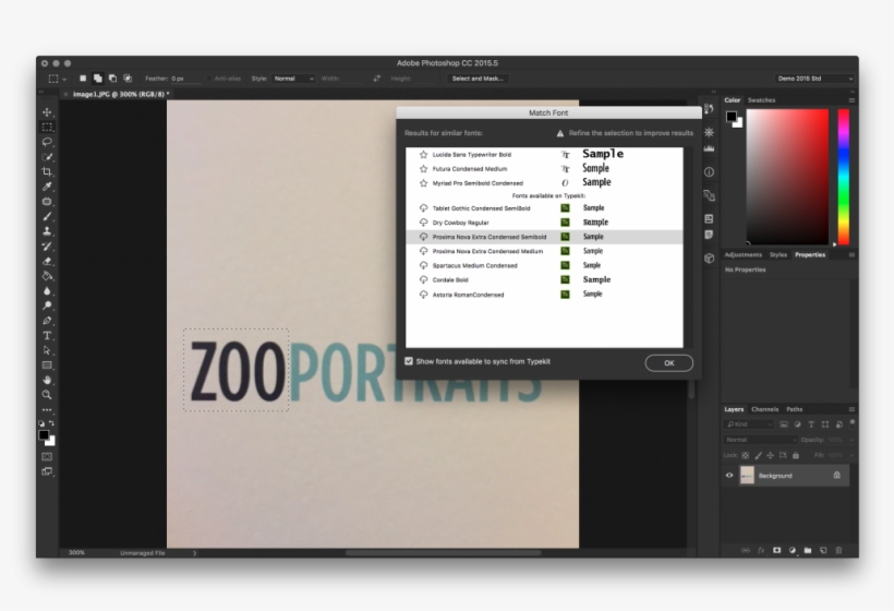 Creativefriday Match Font Matchfontmenuitemlist - Match Properties In Photoshop, transparent png download
