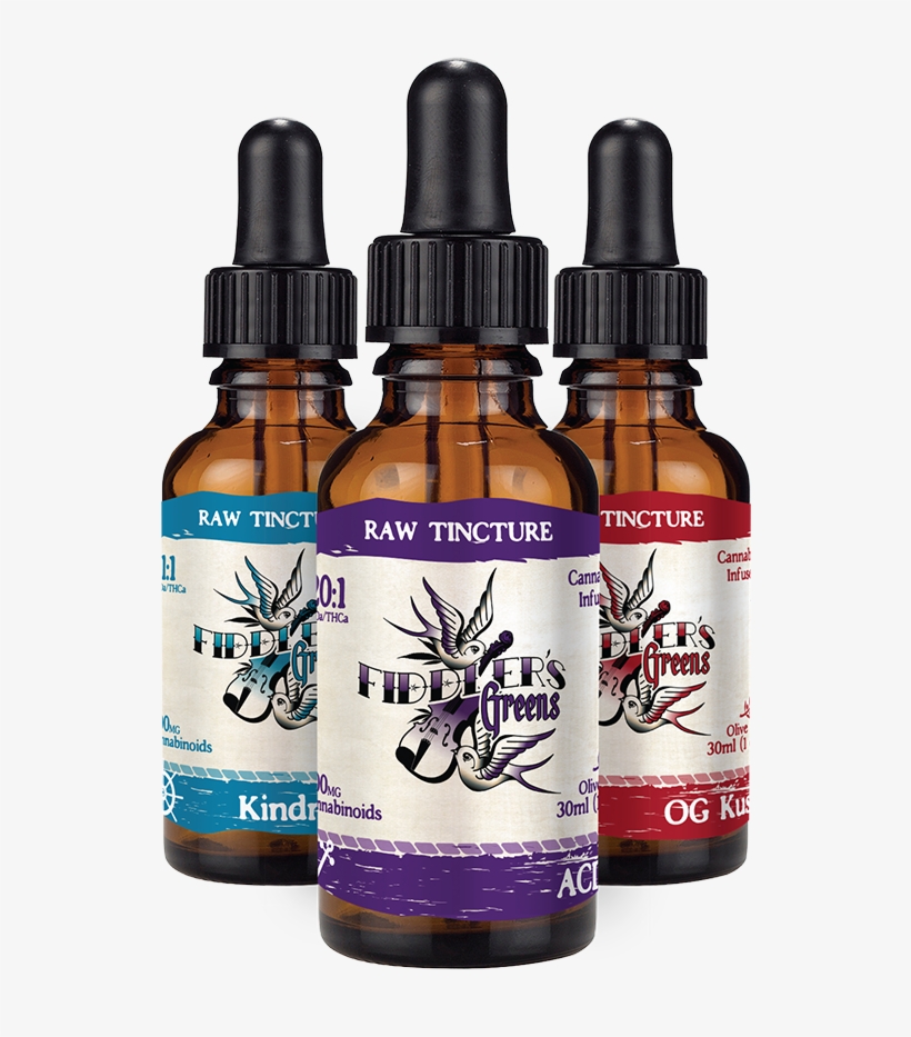 Raw Tinctures - Fiddlers Green Tincture Acdc, transparent png download