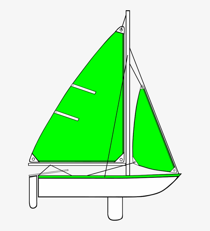 Banner Free Download Boat Mast Clipground Row - Green Boat Clipart, transparent png download