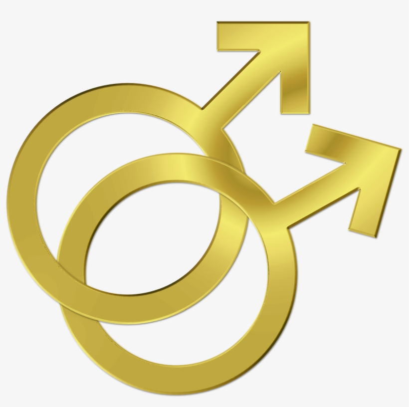 Gay Symbol Couple Marriage Lgbt Png Image, transparent png download