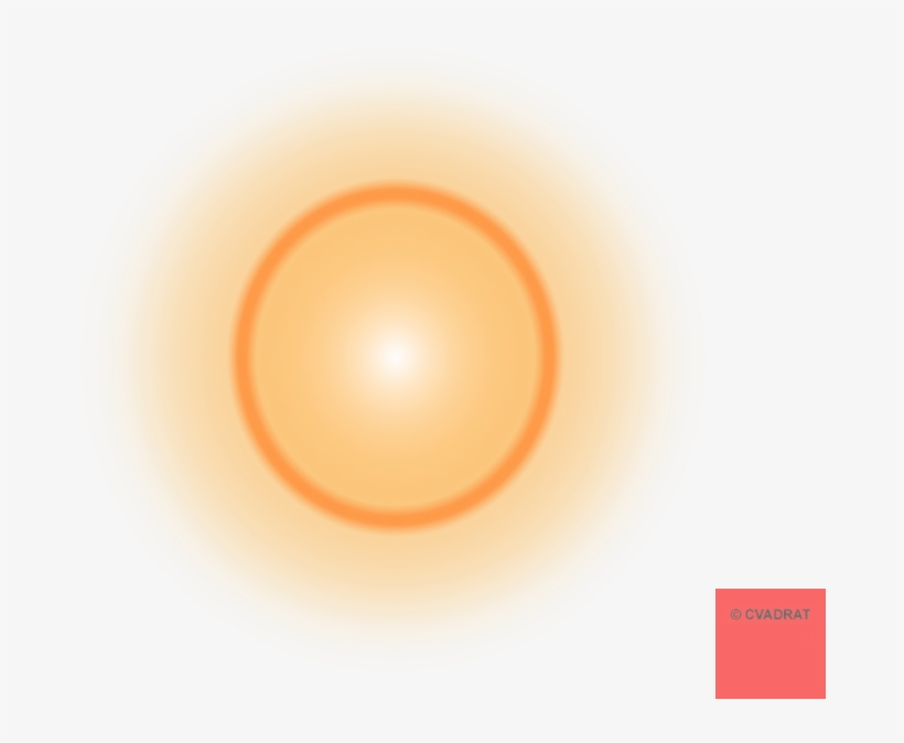 Brown Flare Transparent Image - Halo Of Light Png, transparent png download