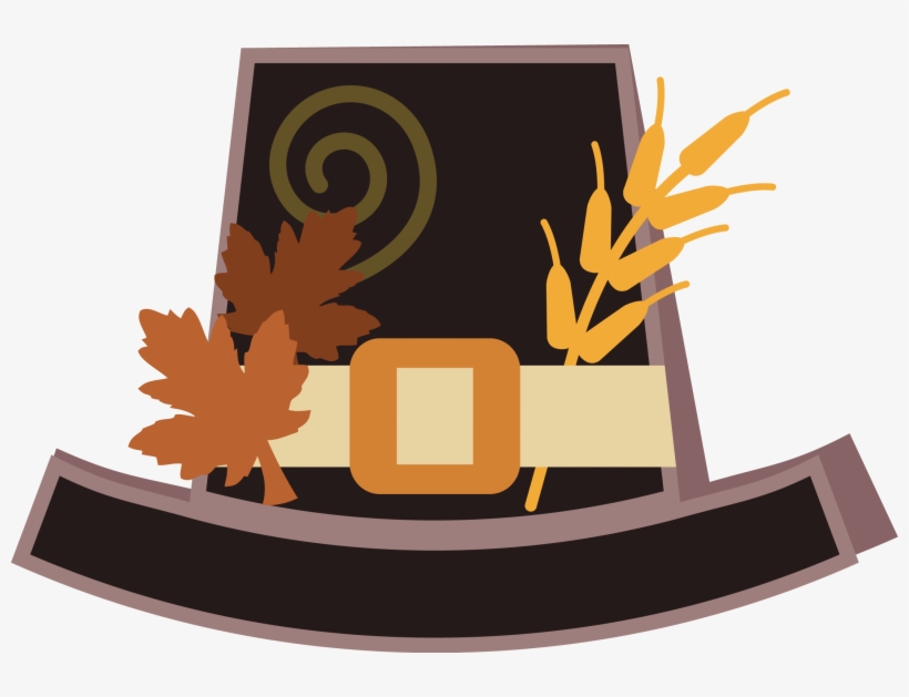 Pilgrim Hat Rocker A7 Card - Pilgrim Hat Clipart, transparent png download