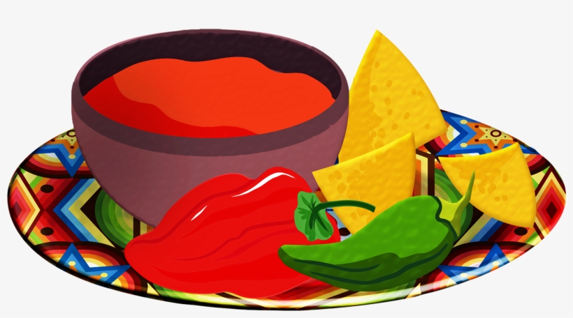 Salsa, Chips, Tomatoes, Red Chili - Tortilla Chip, transparent png download