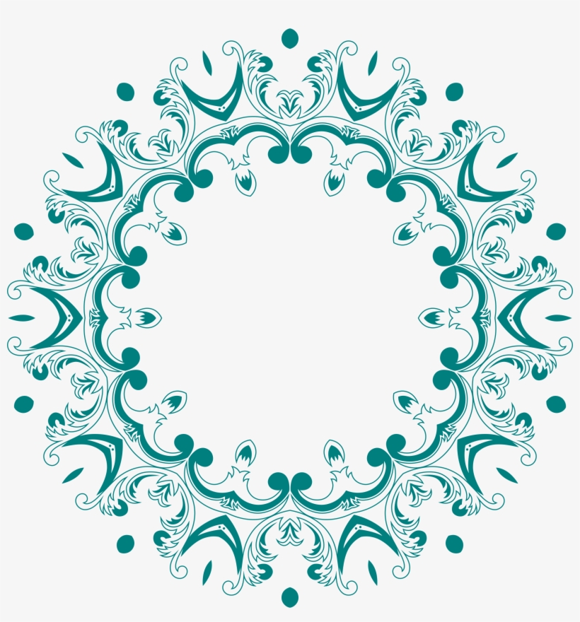 Big Image - Vintage Floral Design Png, transparent png download