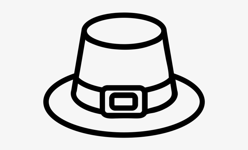 Pilgrim Hat Rubber Stamp - Clothing, transparent png download