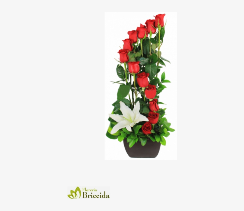 Arreglo Floral De Rosas Rojas - Arreglos Florales Naturales Sencillos, transparent png download