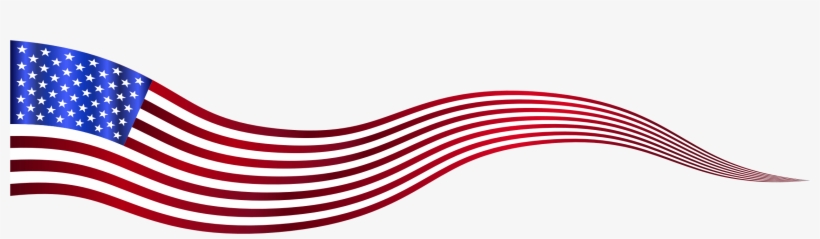 Usa Flag Banner, transparent png download