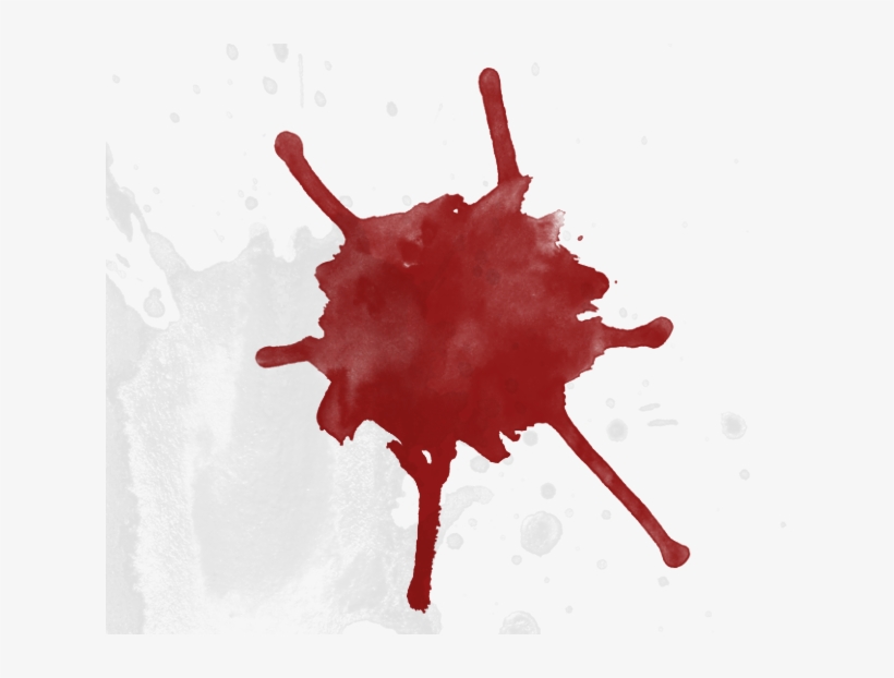Blood Splatter Animation - Kess Inhouse Bridges Placemat, transparent png download