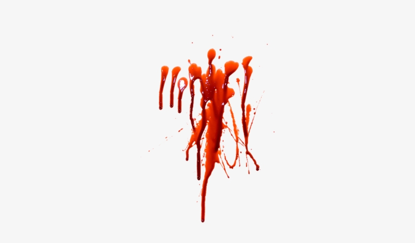 Blood Splatter Large - Sangre Png, transparent png download