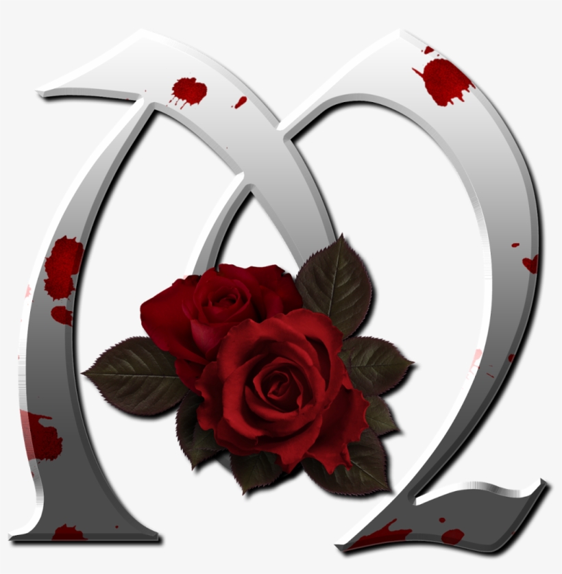 Marcos Gratis Para Fotos - Буква М Из Роз, transparent png download