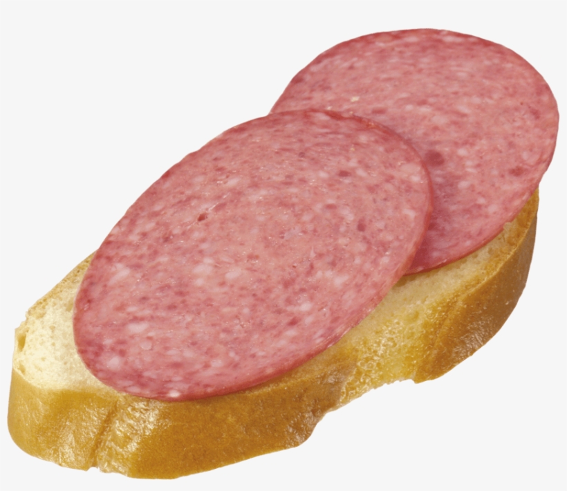 Free Png Baguette Salami Png Images Transparent - Бутерброд С Колбасой, transparent png download