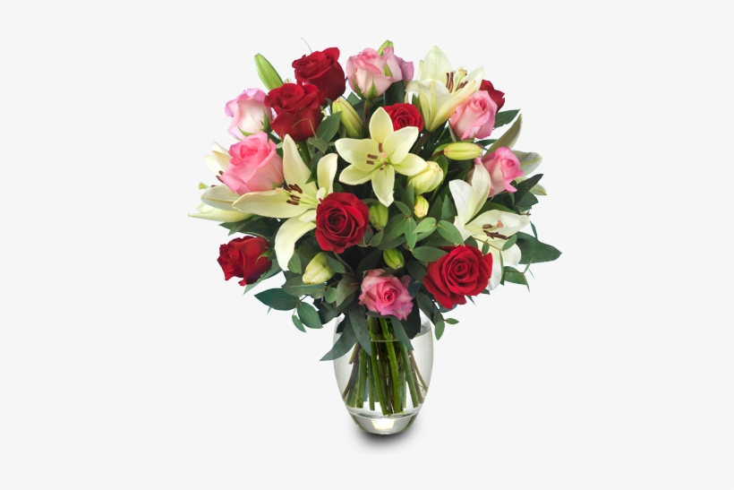 Thank You Roses In Vases, transparent png download