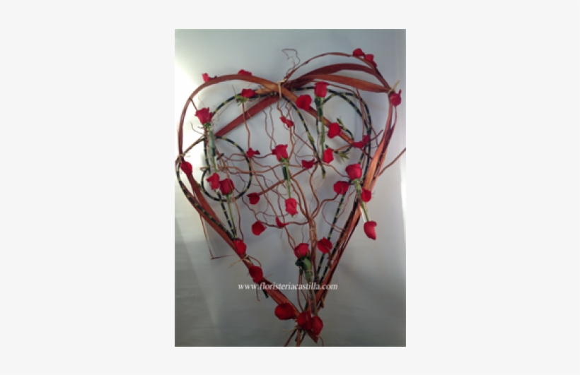 Corazon De Rosas Rojas, transparent png download