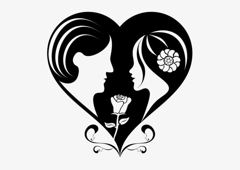 Svg Royalty Free Stock Drawing Clip Art At Getdrawings - Black And White Heart Clip Art, transparent png download