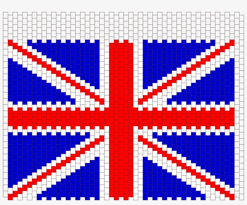British Flag Bead Pattern - Bodega Ysios, transparent png download
