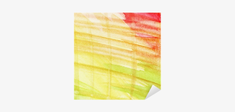 Abstract Watercolor Background With Leaked Paint Sticker - Visual Arts, transparent png download