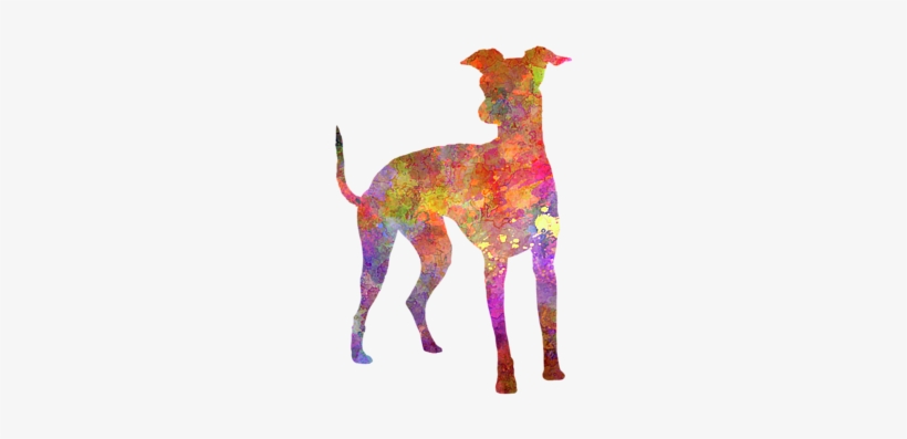 Bleed Area May Not Be Visible - Zazzle Italian Greyhound Im Watercolor Ipad Mini Schale, transparent png download