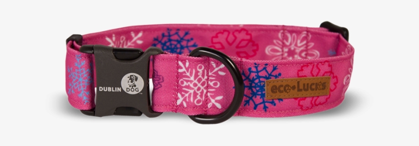 Click On Above Image To View Full Picture - Dublin Dog Winter Wonders Berry Ice Eco Lucks Dog Collar, transparent png download