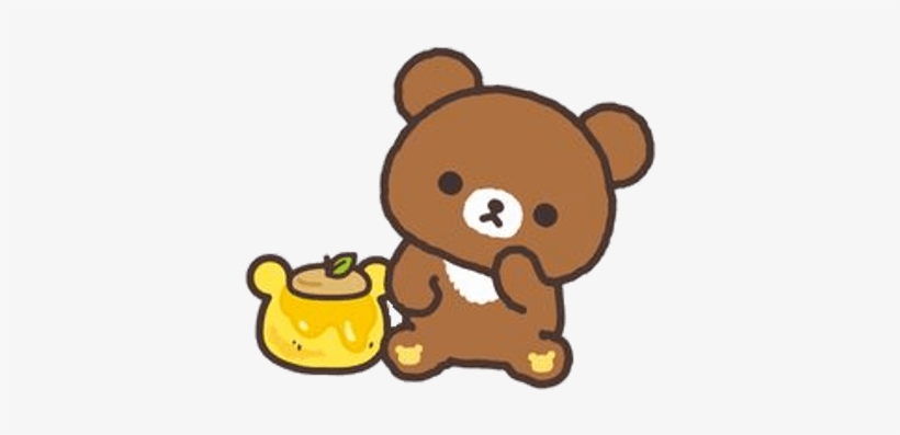 Rillakuma Bear With Pot Of Honey - リラックマ チャイ ロイ コグマ, transparent png download