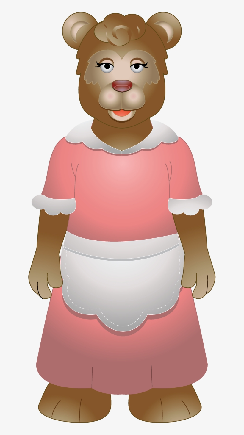 Mama Bear Los Tres Osos Pinterest - Mama Bear From Goldilocks, transparent png download