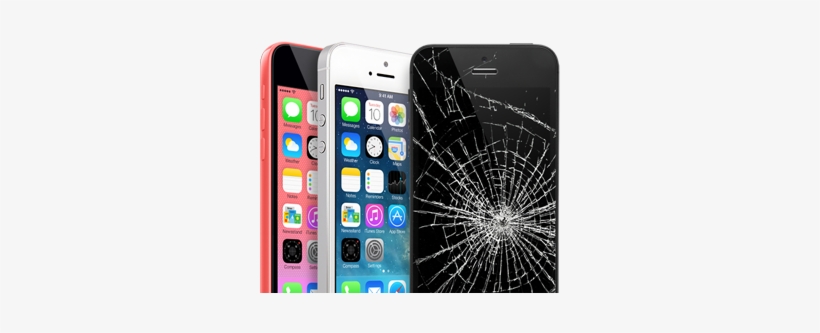 Iphone 5c Cracked Screen - Nillkin H Anti-explosion Glass Screen Protector, transparent png download