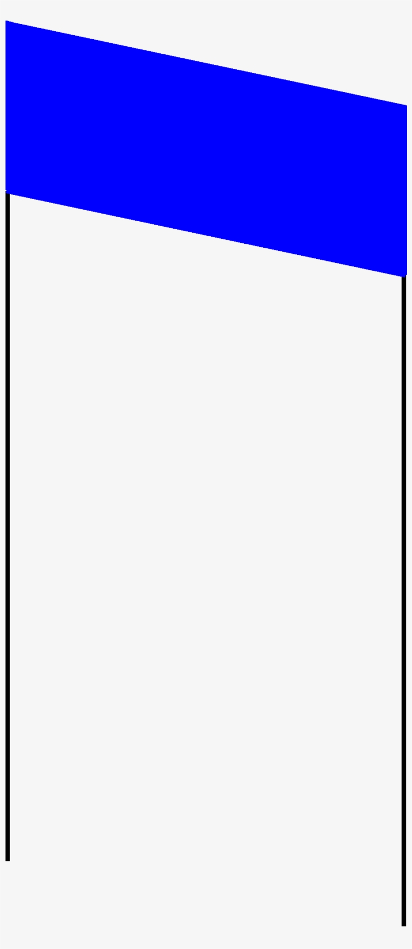 Blank Banner - Majorelle Blue, transparent png download
