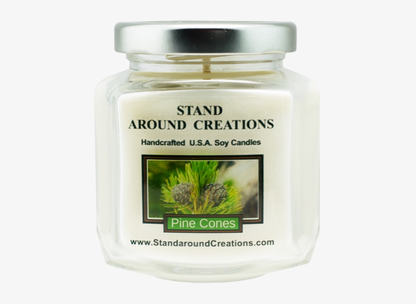 Pine Cones Hex 6-oz - Stand Around Creations Pine (green) Cones Hex 6-oz., transparent png download