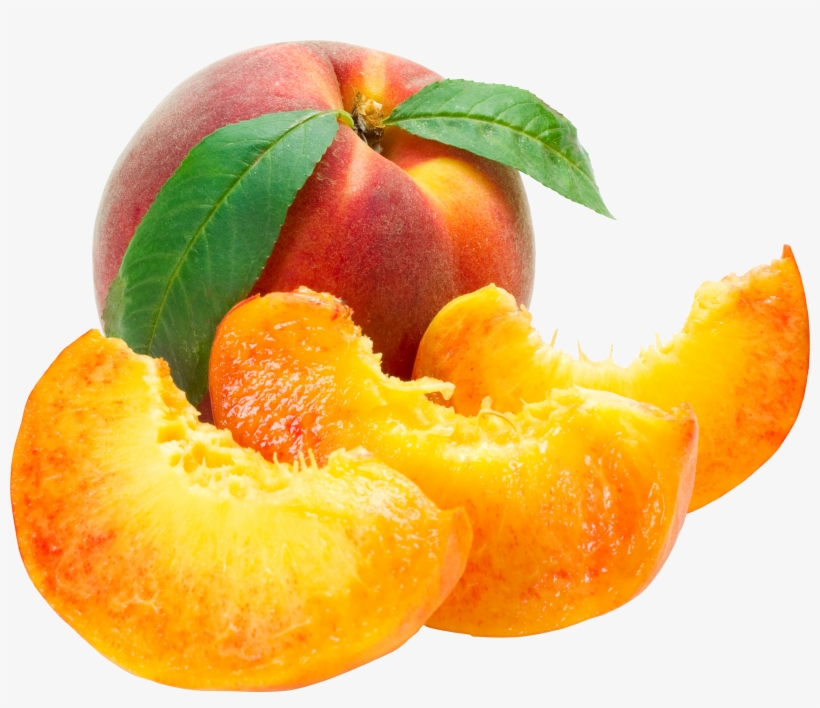 Best Free Peach Transparent Png File - Sliced Peaches Png, transparent png download