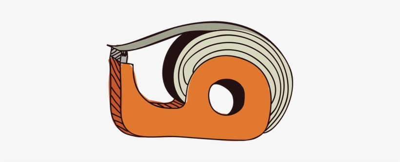 Scotch Tape - 0shares - Du Ruban Adhésif Illustration, transparent png download